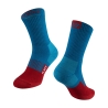 FORCE Merino Socken FLAKE Thermo, S-M/36-41 Blau/Rot