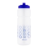 bottle FORCE "F" 0.75 l. transparent/blue printing