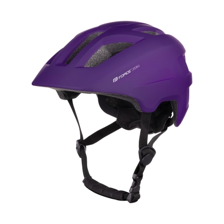 Force Kinderhelm Zebu mit Blinklicht Violett Größe XS-S