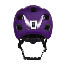 Force Kinderhelm Zebu mit Blinklicht Violett Größe XS-S