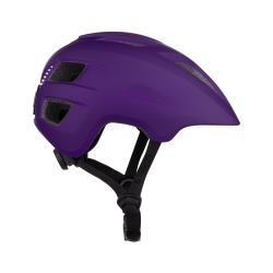 Force Kinderhelm Zebu mit Blinklicht Violett Groesse L-XL