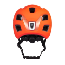 Force Kinderhelm Zebu mit Blinklicht Orange Größe L-XL