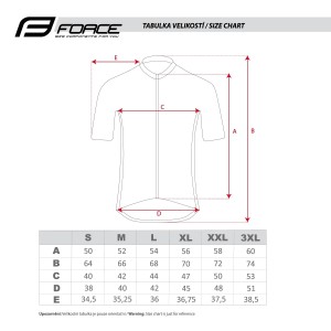 copy of jersey FORCE CHARM sh. sleeves  fluo 3XL