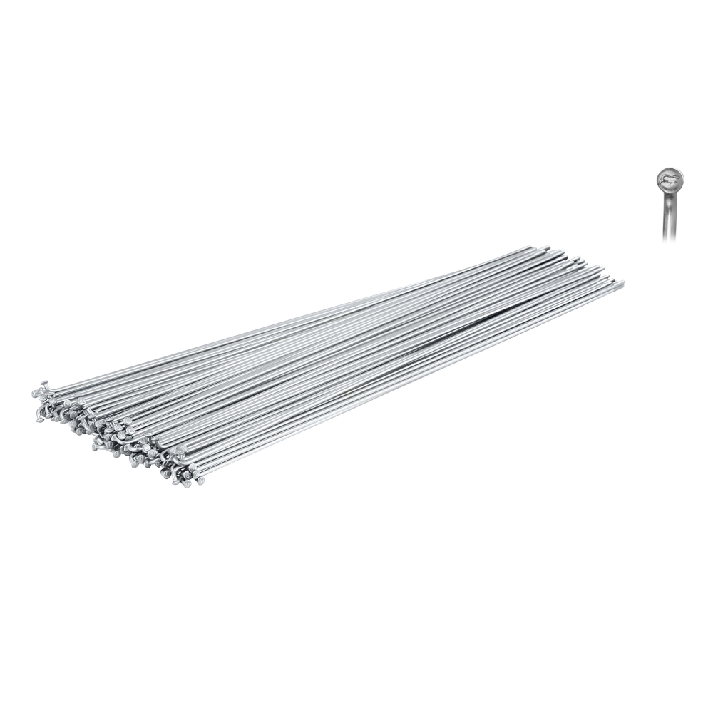 Force Speichen Inox Silber 2mm ohne Nippel Preis für 6 Stück Länge in mm