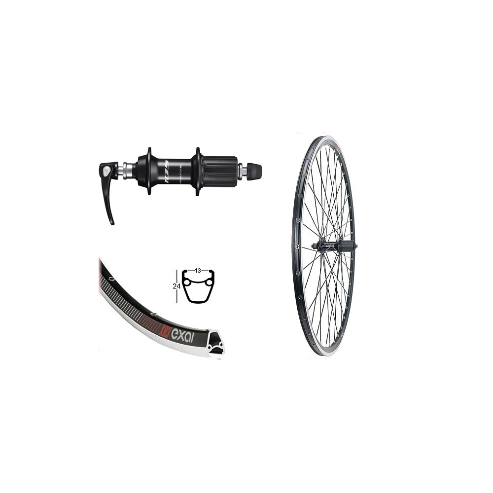 Rennrad Laufrad 36 Loch, 130mm, 10-11-fach, Shimano 105