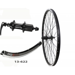 Rennrad 36 Loch 8-10-fach Schwarz