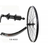 Rennrad 36 Loch 8-10-fach Schwarz