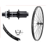 Hinterrad Gravel - und Cyclocross 36 Loch, 142mm, CL Disk, 12mm Steckachse