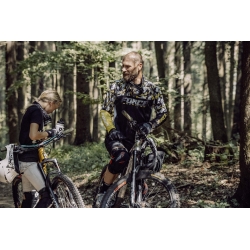 Force MTB Jersey Downhill Trikot Reckless Gelb