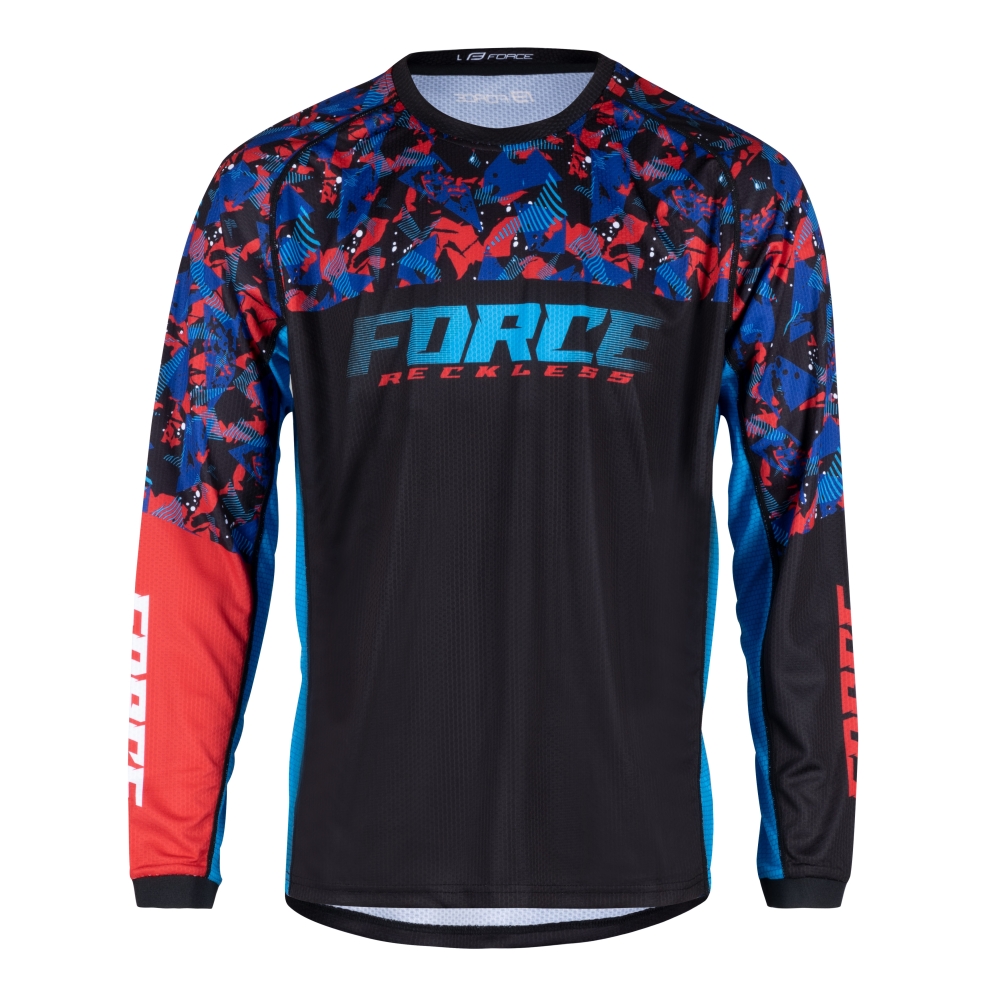 Force MTB Jersey Downhill Trikot Reckless Rot