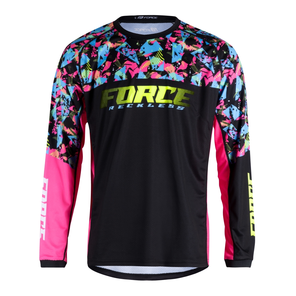 Force MTB Jersey Downhill Trikot Reckless Pink