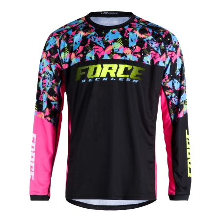 Force MTB Jersey Downhill Trikot Reckless Pink