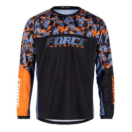 Force MTB Jersey Downhill Trikot Reckless Orange