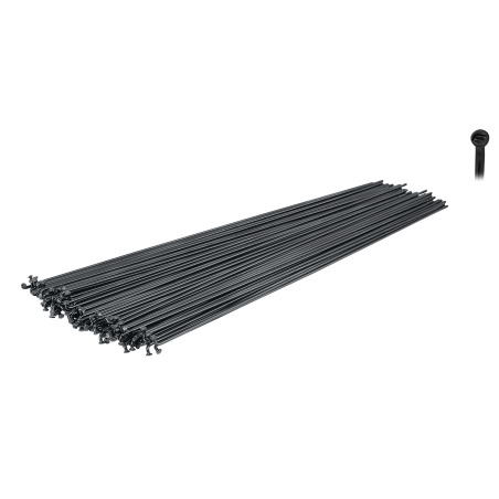 Aufpreis Klassisches Rennrad - INOX Speichen - Rostfrei Schwarz