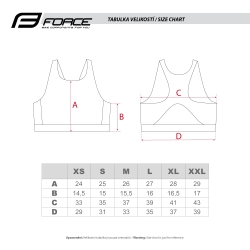 FORCE Sport BH GRACE Pink XL