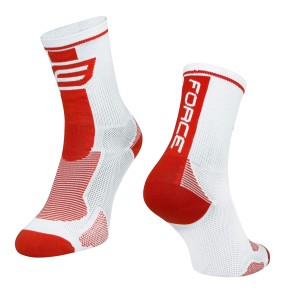 socks FORCE LONG. white-red S - M