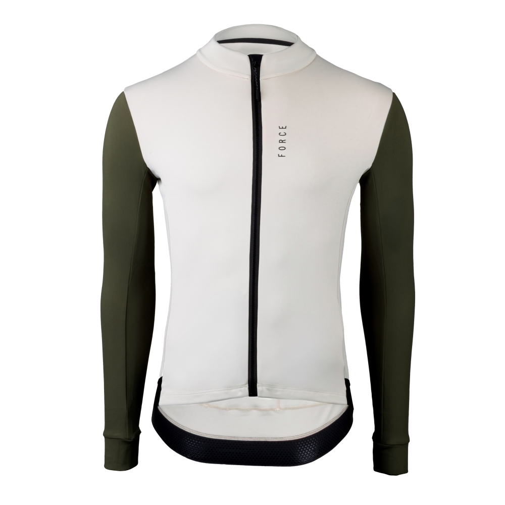 FORCE Jersey ENDLESS Weiss gefüttert für +5°C bis +15°C