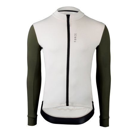 FORCE Jersey ENDLESS Weiss gefüttert für +5°C bis +15°C