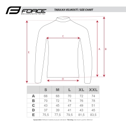 Force T-Shirt/Unterwäsche Front ist winddicht GUARD