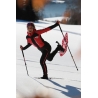 HAVEN Polartis Winterjacke, Ski -,Wander -,Langlauf -, Jacke Frauen Rot