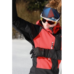 HAVEN Polartis Winterjacke, Ski -,Wander -,Langlauf -, Jacke Frauen Rot