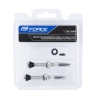 Force Fahrrad Ventilsatz für Tubeless 2 x SV 44 mm Silber