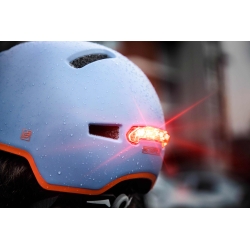 light for helmet FORCE METROPOLIS  red