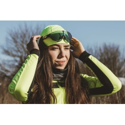 FORCE Mütze unter Helm SPLIT warm, Gelb