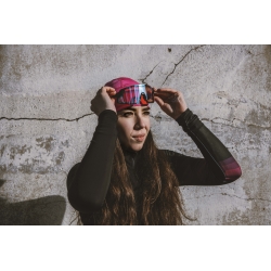 FORCE Mütze unter Helm SPLIT warm, Rosa