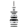 Steuersatz Fe TAPER semi-integ. 56mm black