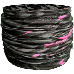 Schal Winter, schwarz-Pink UNI