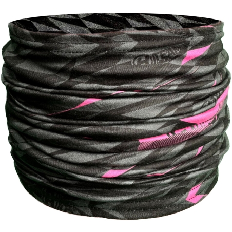 Schal Winter, schwarz-Pink UNI