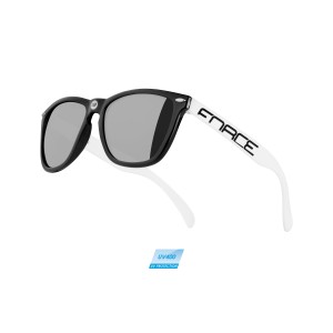 sunglasses FORCE FREE black-white.laser black lens