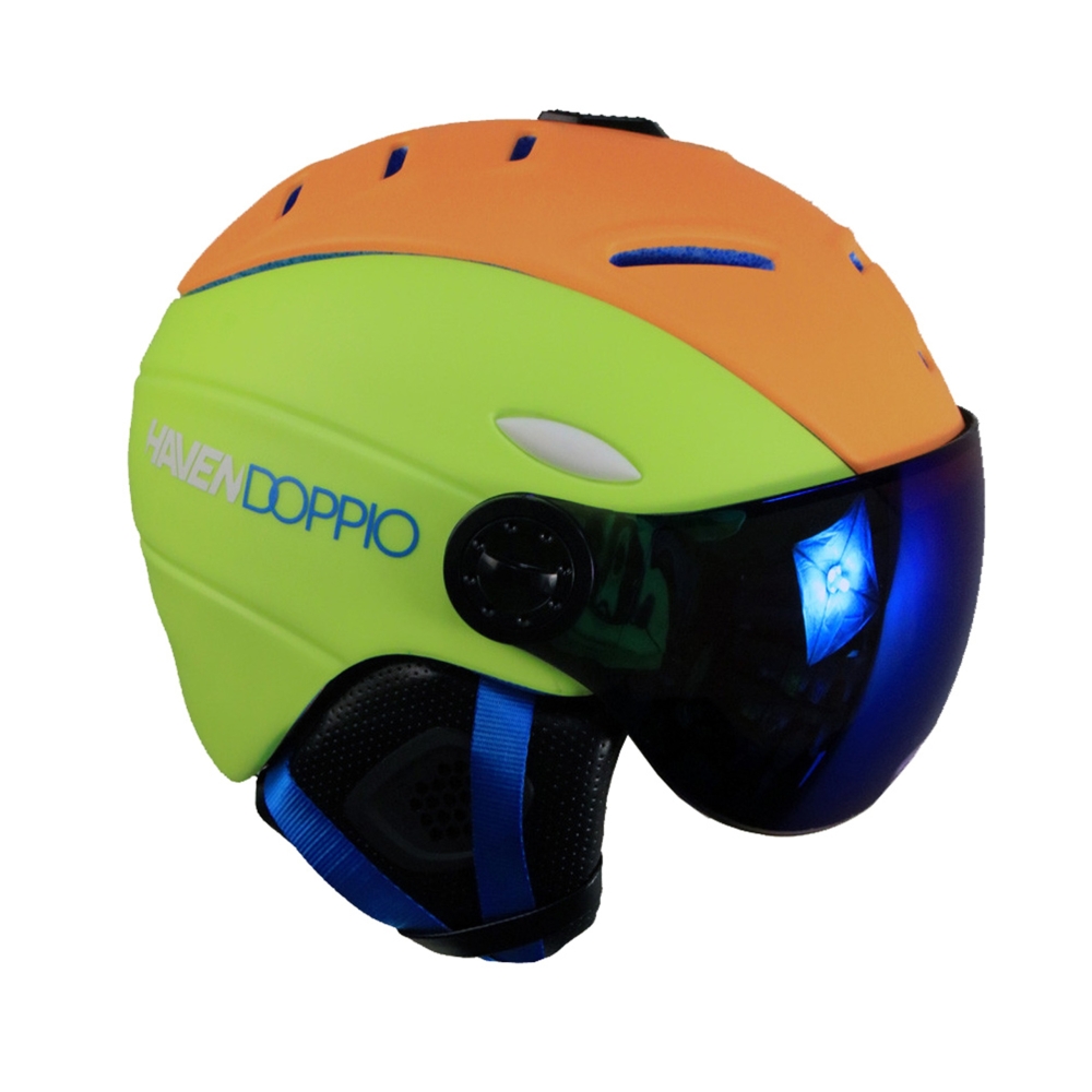 Haven Ski und Snow Board Helm Doppio Fluo
