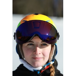 Haven Ski und Snow Board Helm Doppio Fluo