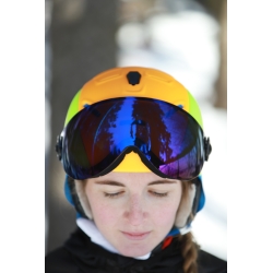 Haven Ski und Snow Board Helm Doppio Fluo