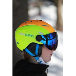 Haven Ski und Snow Board Helm Doppio Fluo