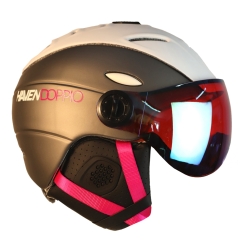 Haven Ski und Snow Board Helm Doppio Weiss Pink
