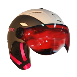 Haven Ski und Snow Board Helm Doppio Weiss Pink
