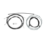 Shimano Schalthebel Rennrad STA070 2x7 fach