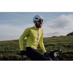 FORCE Jersey ENDLESS Gelb gefüttert für +5°C bis +15°C