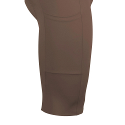 Force Radhose Mono mit Polster, Braun