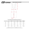 Force Radhose Mono mit Polster, schwarz
