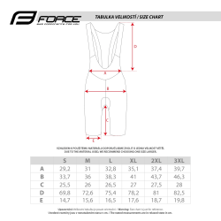 Force Radhose Mono mit Polster, Grau