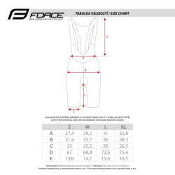 Force Radhose Mono Lady mit Polster, Braun
