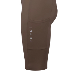 Force Radhose Mono Lady mit Polster, Braun