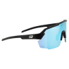 Force Sonnenbrille PULSE, schwarz, blaue verspiegelte Gläser