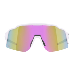 Force Sonnenbrille STRIVE, weiß, violett-gelb verspiegelte Gläser