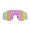 Force Sonnenbrille STRIVE, weiß, violett-gelb verspiegelte Gläser