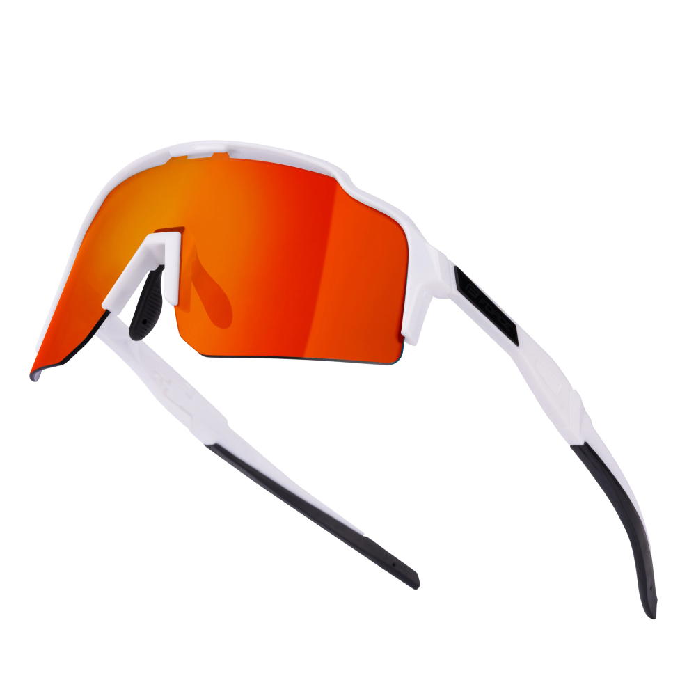 Force Sonnenbrille STRIVE, weiß, Rot verspiegelte Gläser